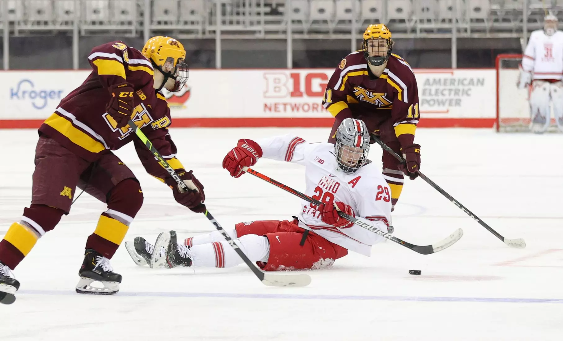 Buckeyes Drop Game Two vs. the No. 4 Gophers, 5-2