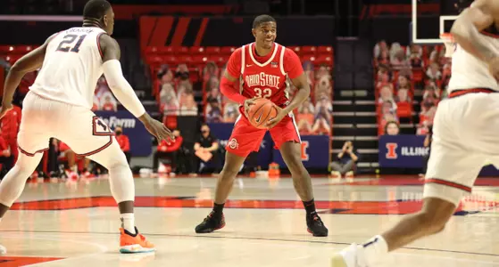 No. 21 Ohio State Picks Up 87-81 Road Win at No. 14 Illinois