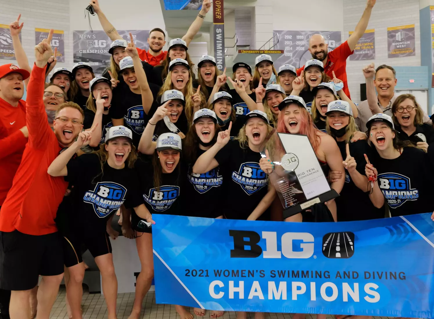 Title IX: Swimming & Diving Claims Three Straight Big Ten Titles