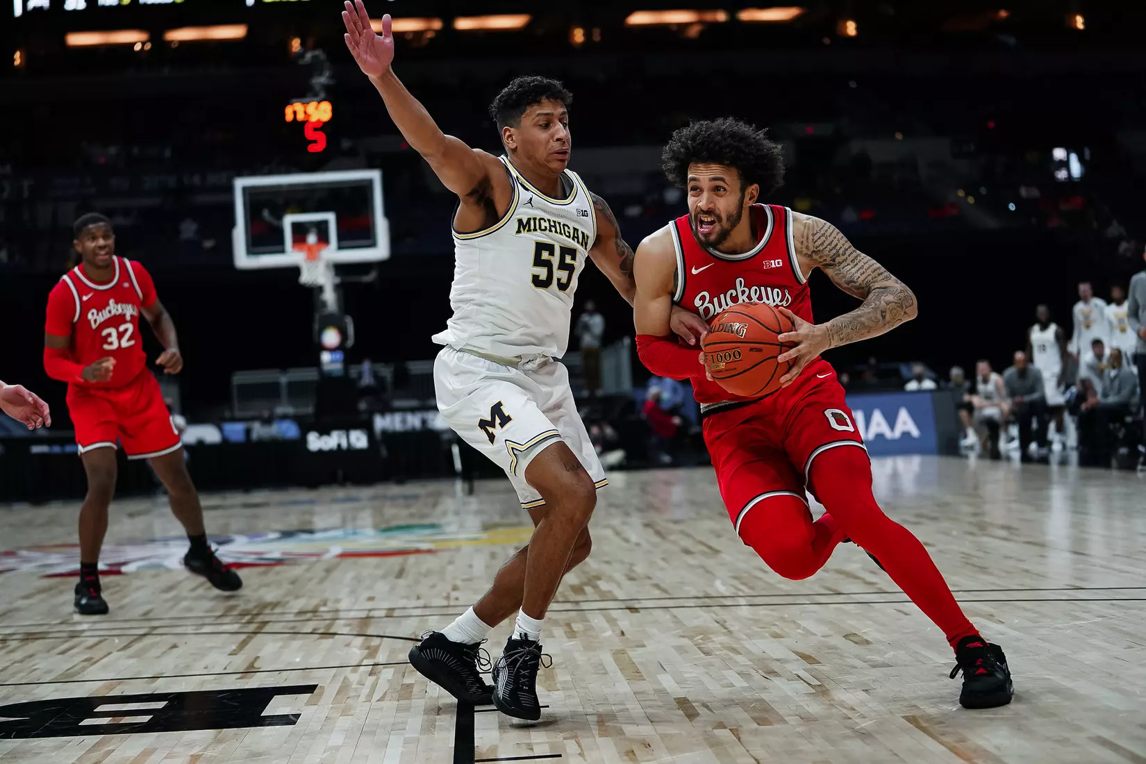 Ohio State Tops ?ichigan; Is Big Ten Tournament Title Game Bound