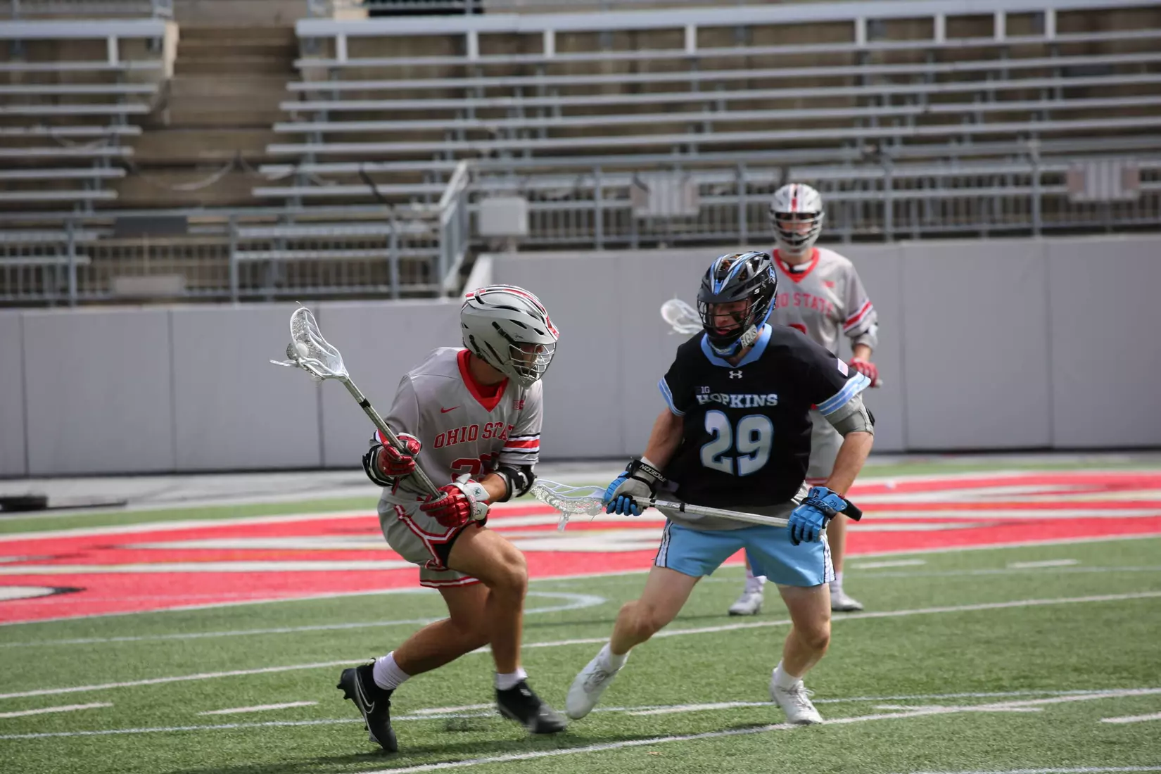 No. 14 Buckeyes Defeat Blue Jays, 14-12, in B1G Contest