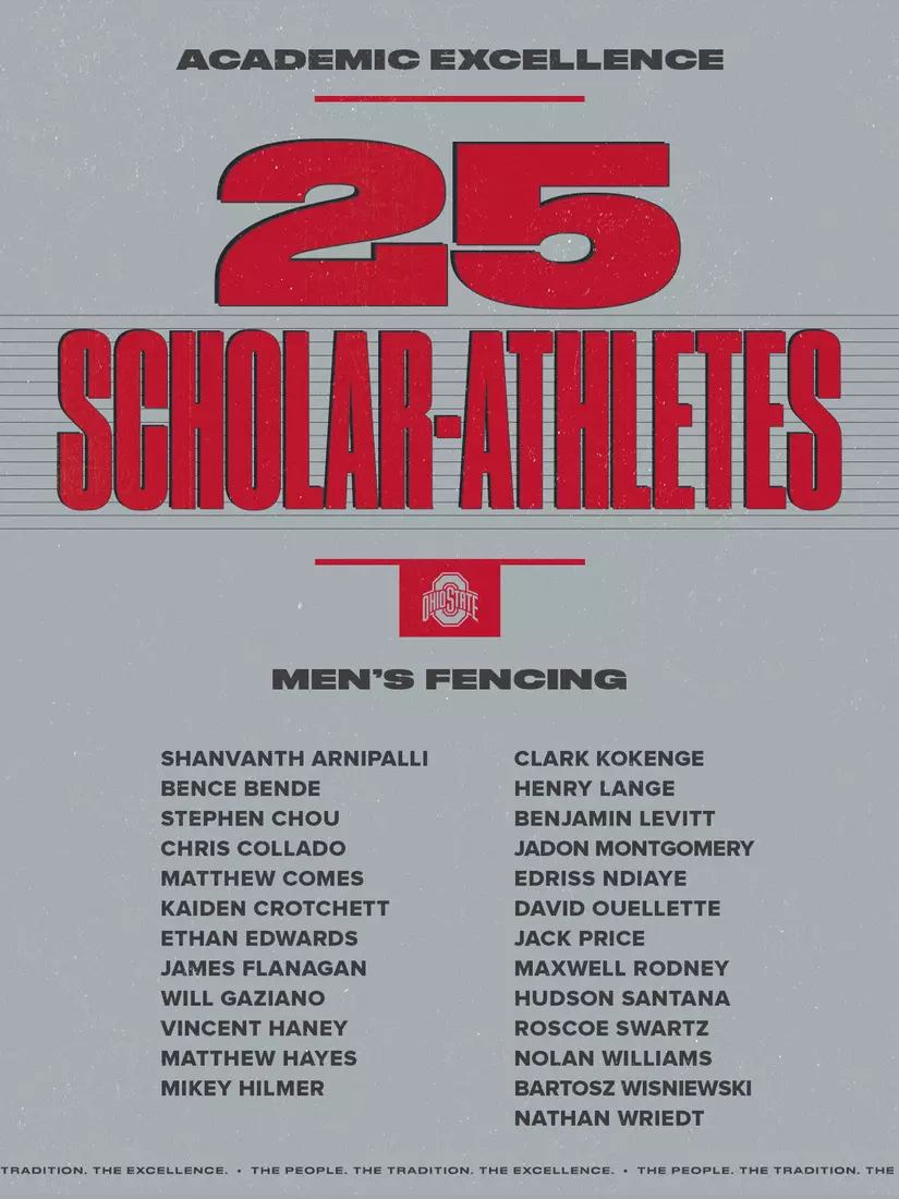 Fencers Earn Ohio State Scholar-Athlete Honors