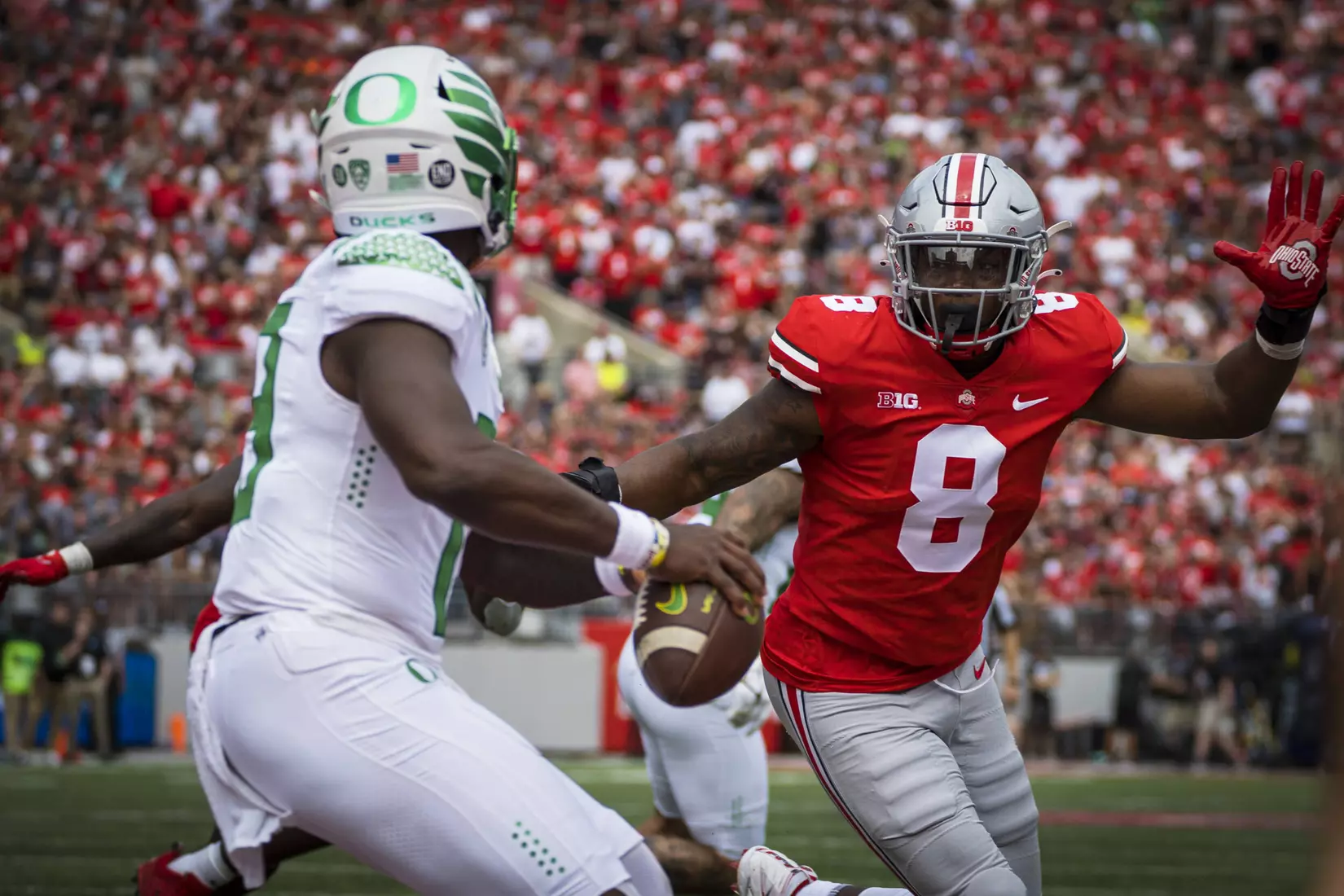 Buckeyes Battle Back, Downed by Ducks