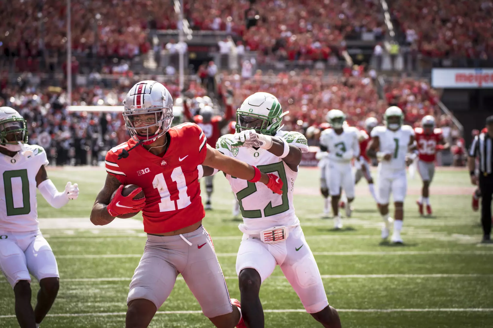 Buckeyes Battle Back, Downed by Ducks