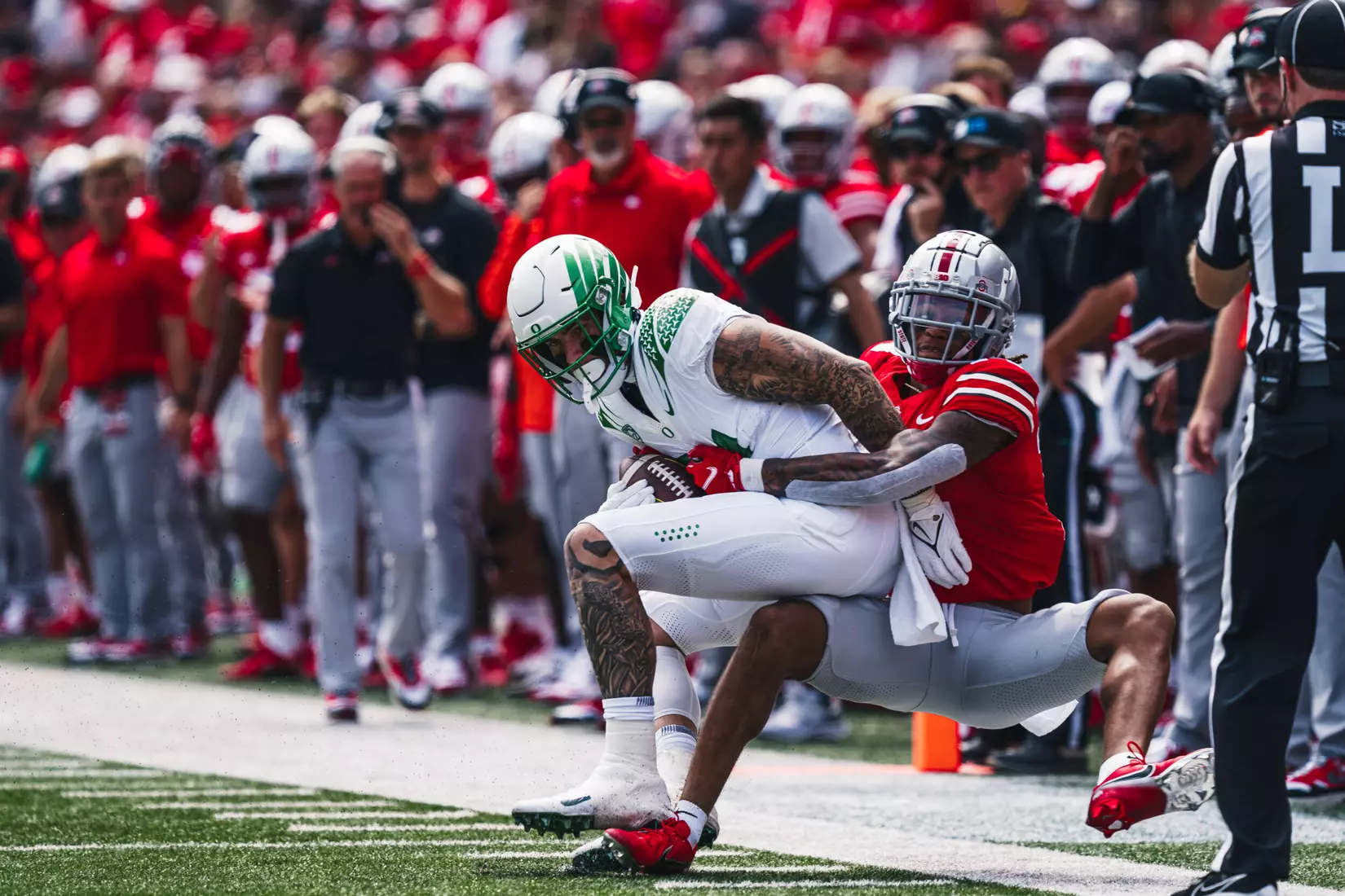 Buckeyes Battle Back, Downed by Ducks