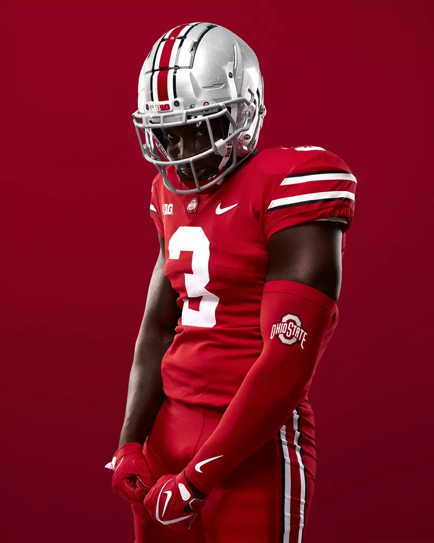 A Color Rush of All-Scarlet Uniforms for Game Against Penn State