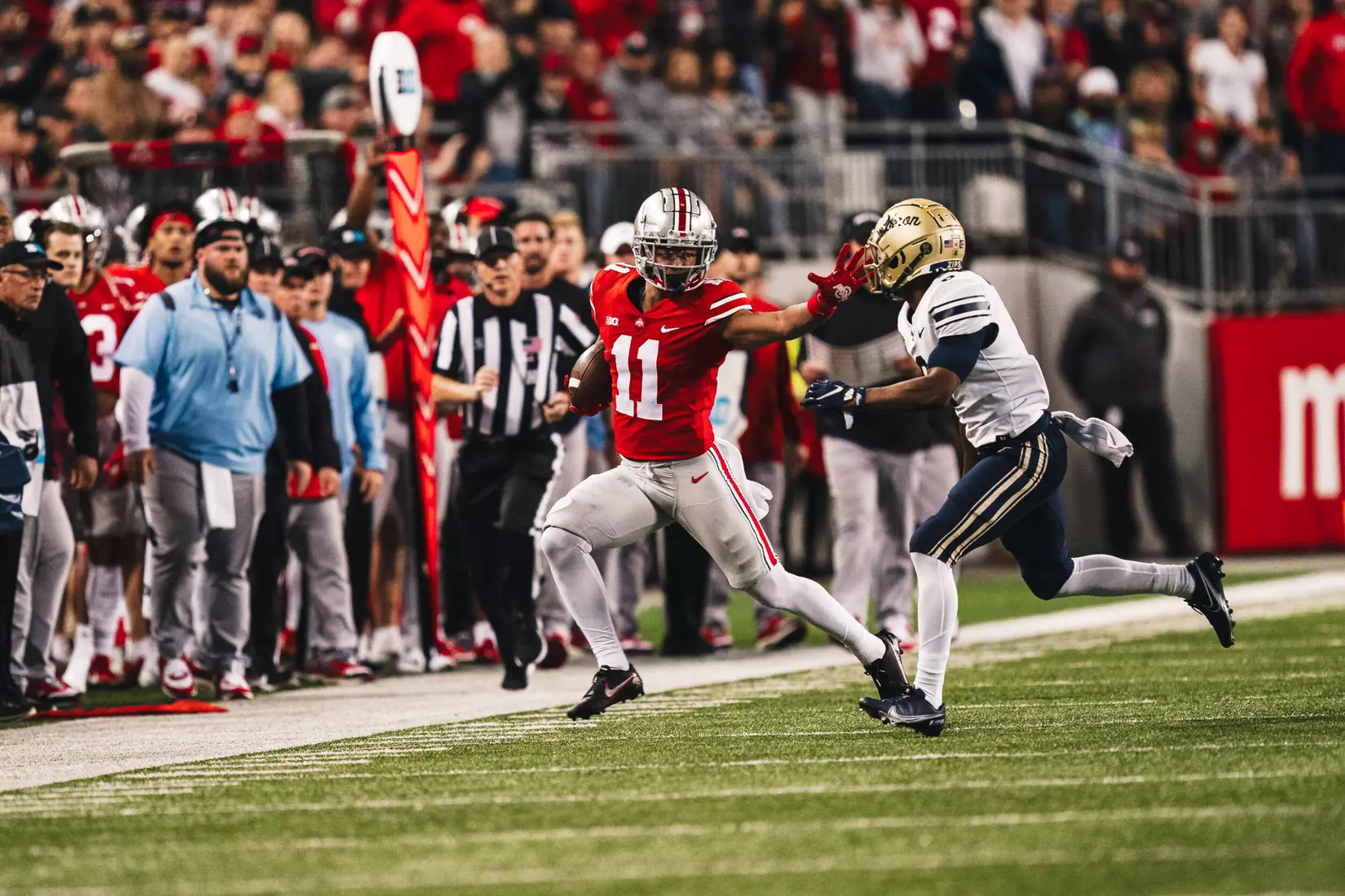 Balanced Buckeyes Overwhelm Zips, 59-7