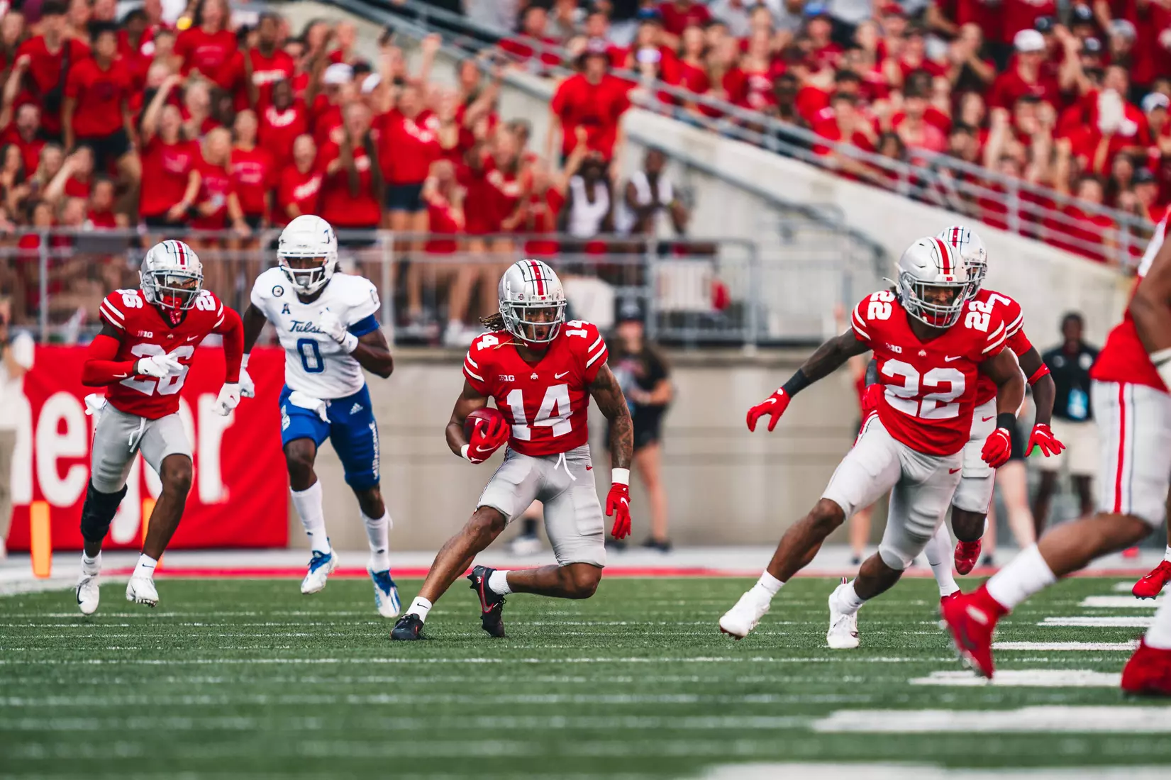 Buckeyes Ride Henderson’s Record Day to Victory over Tulsa