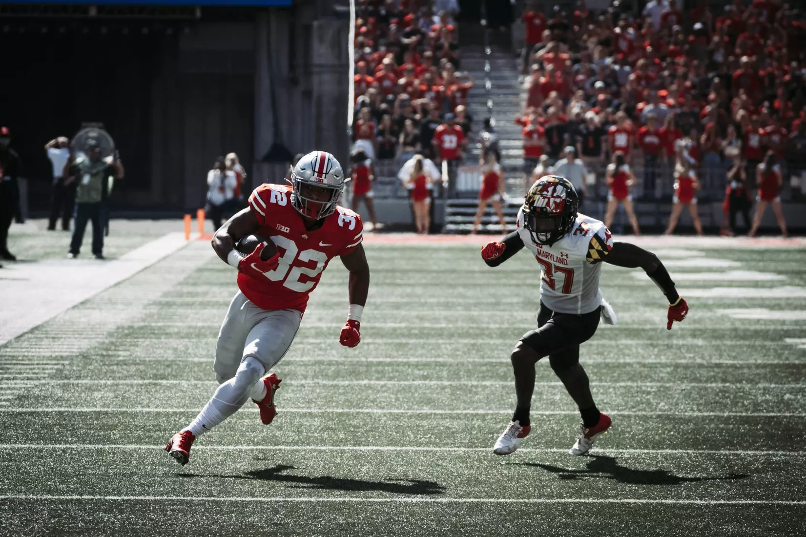 Buckeyes Sprint by Terps, 66-17