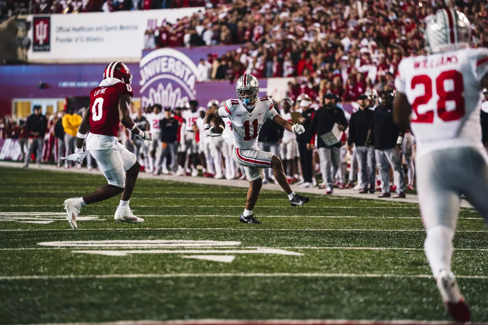 Buckeyes Overwhelm Indiana 54-7