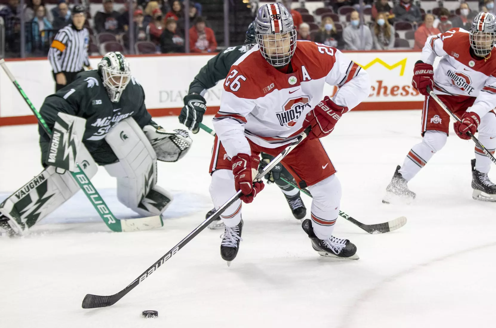 Ohio State Drops B1G Opener to MSU, 2-1