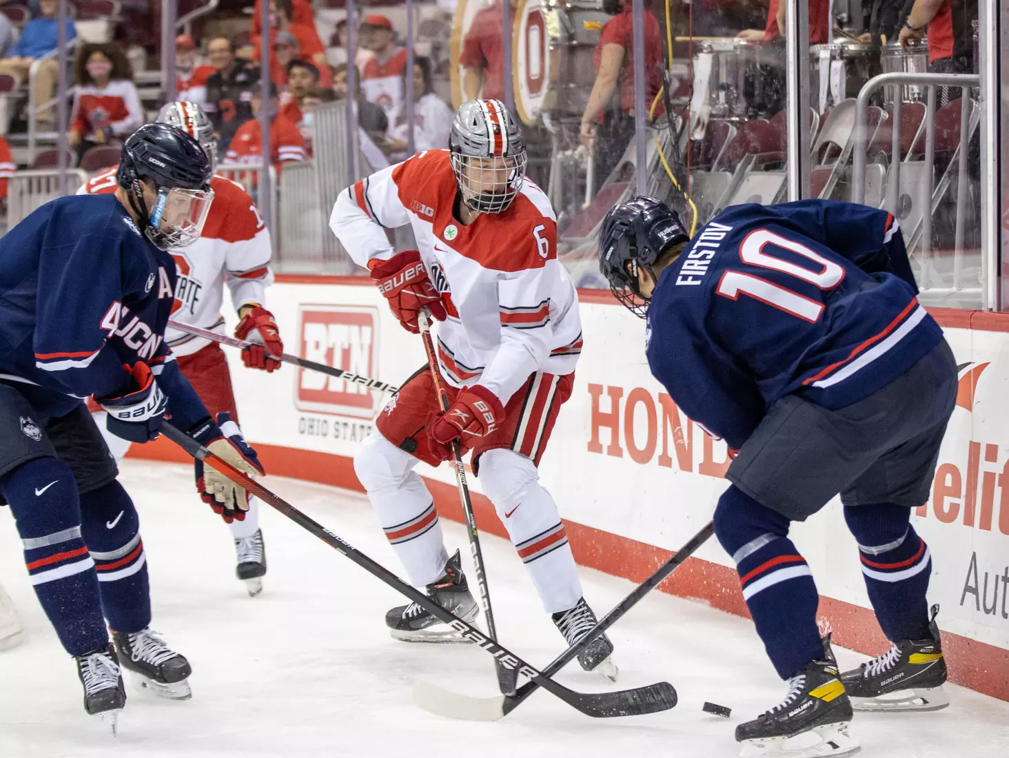 Buckeyes Rally for 4-3 Victory over UConn