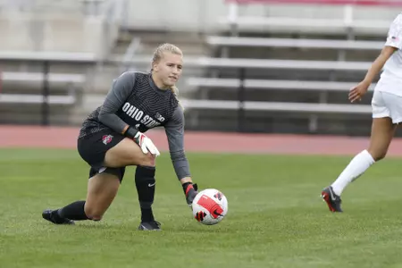 Kolinski Earns 3rd Shutout in 0-0 Draw at Wisconsin