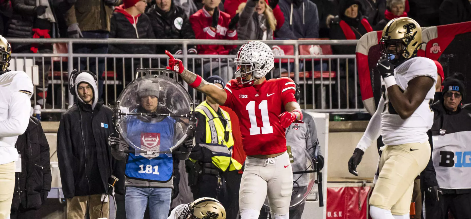 Buckeyes Derail Purdue, 59-31