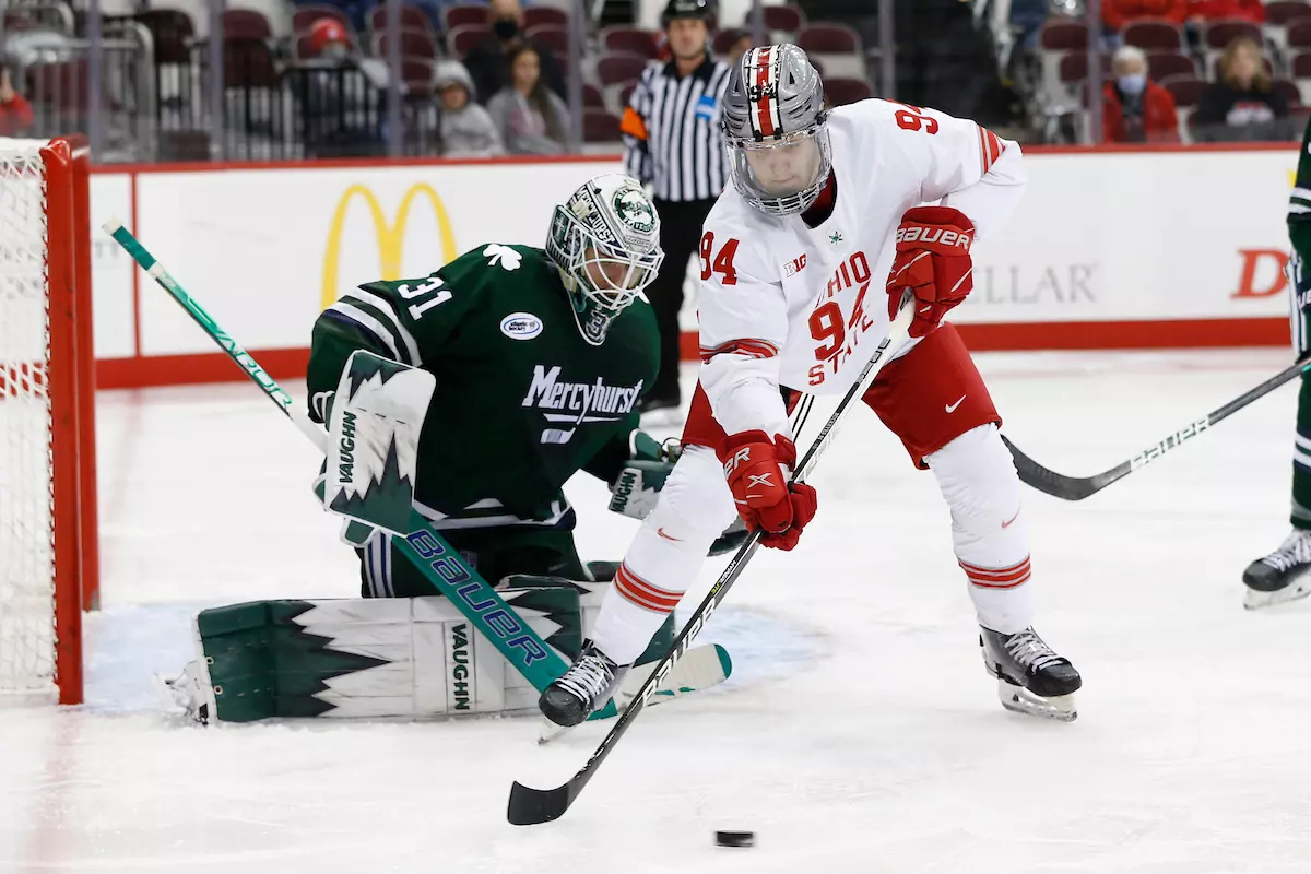 No. 17 Buckeyes Post 3-2 Win over Mercyhurst