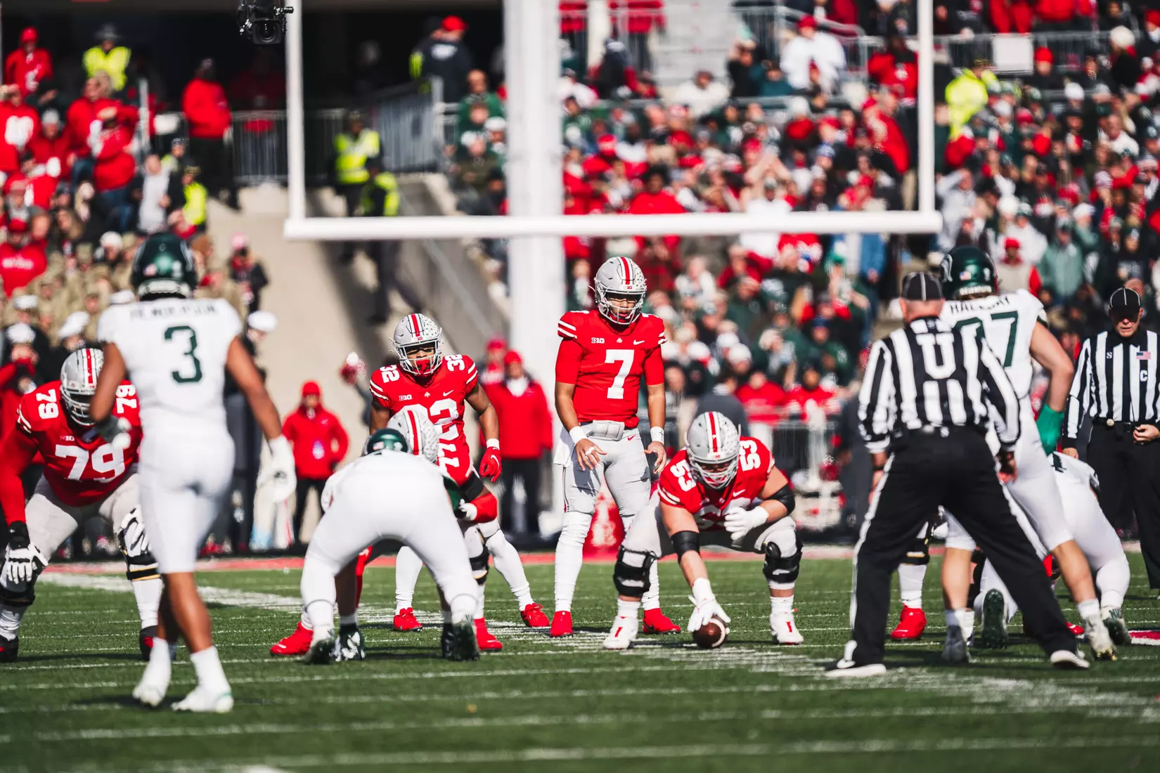 Stroud’s Six First Half TDs Carry Buckeyes to Impressive Win over Michigan State