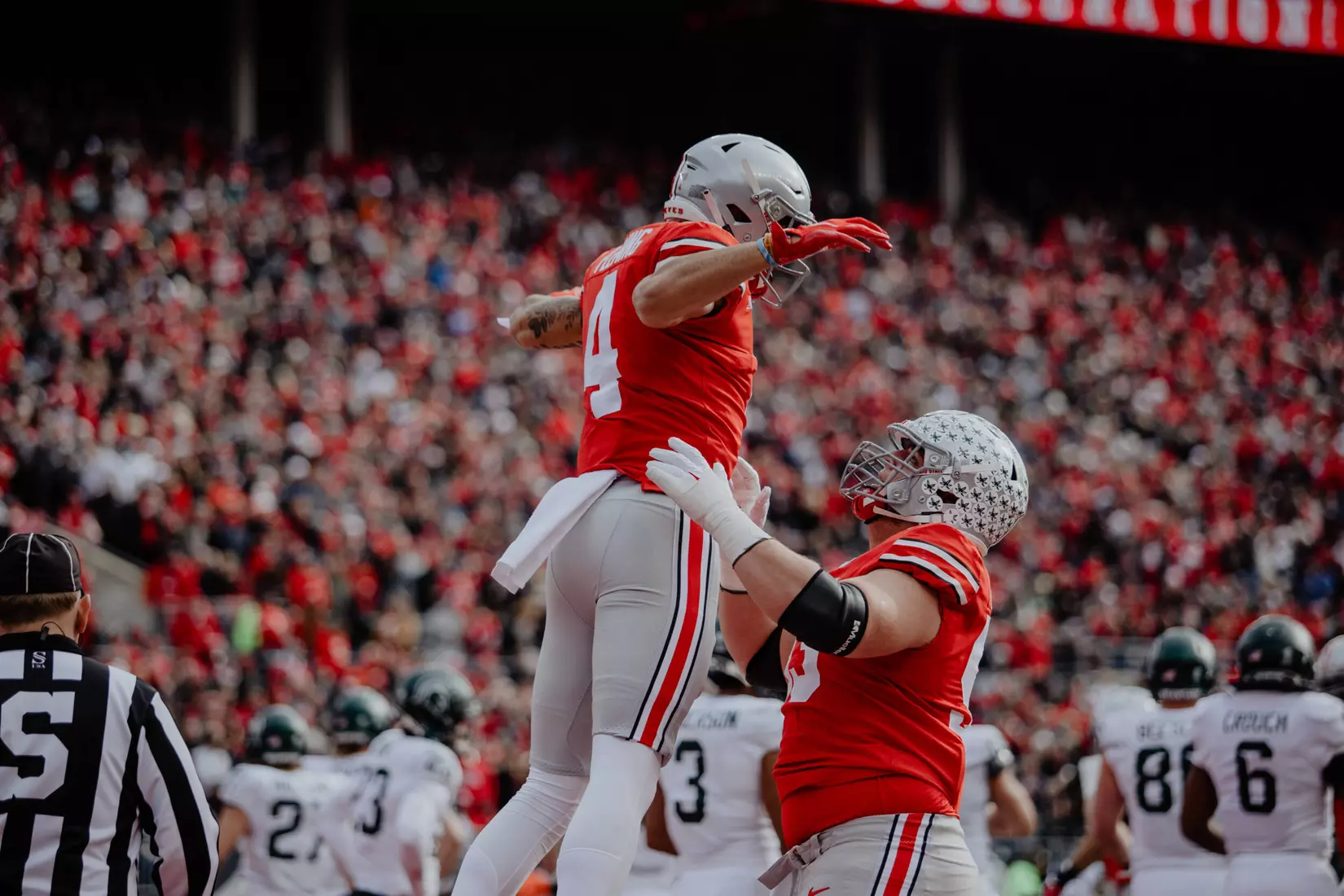 Stroud’s Six First Half TDs Carry Buckeyes to Impressive Win over Michigan State