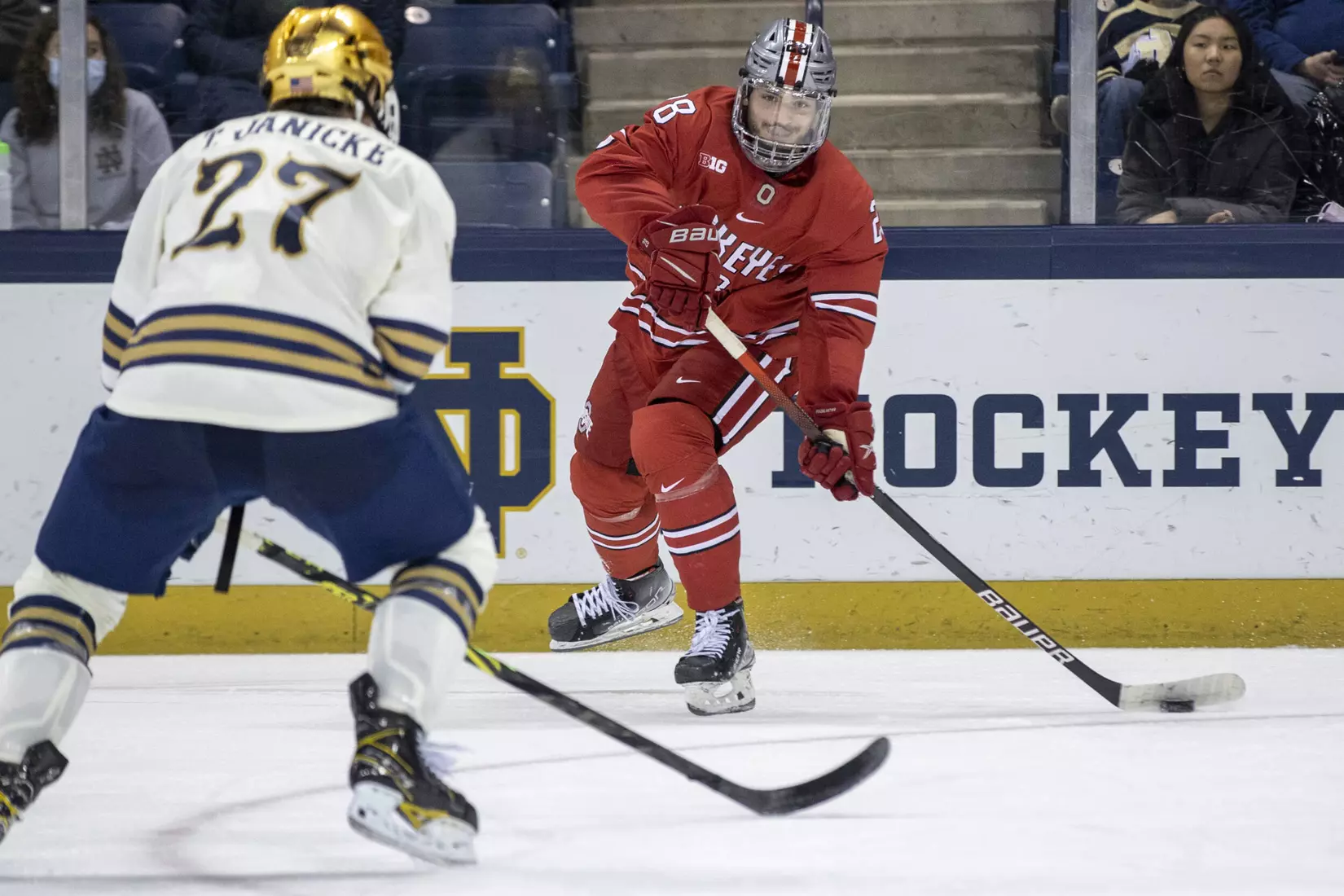No. 18 Buckeyes Fall at No. 8 Notre Dame, 5-1