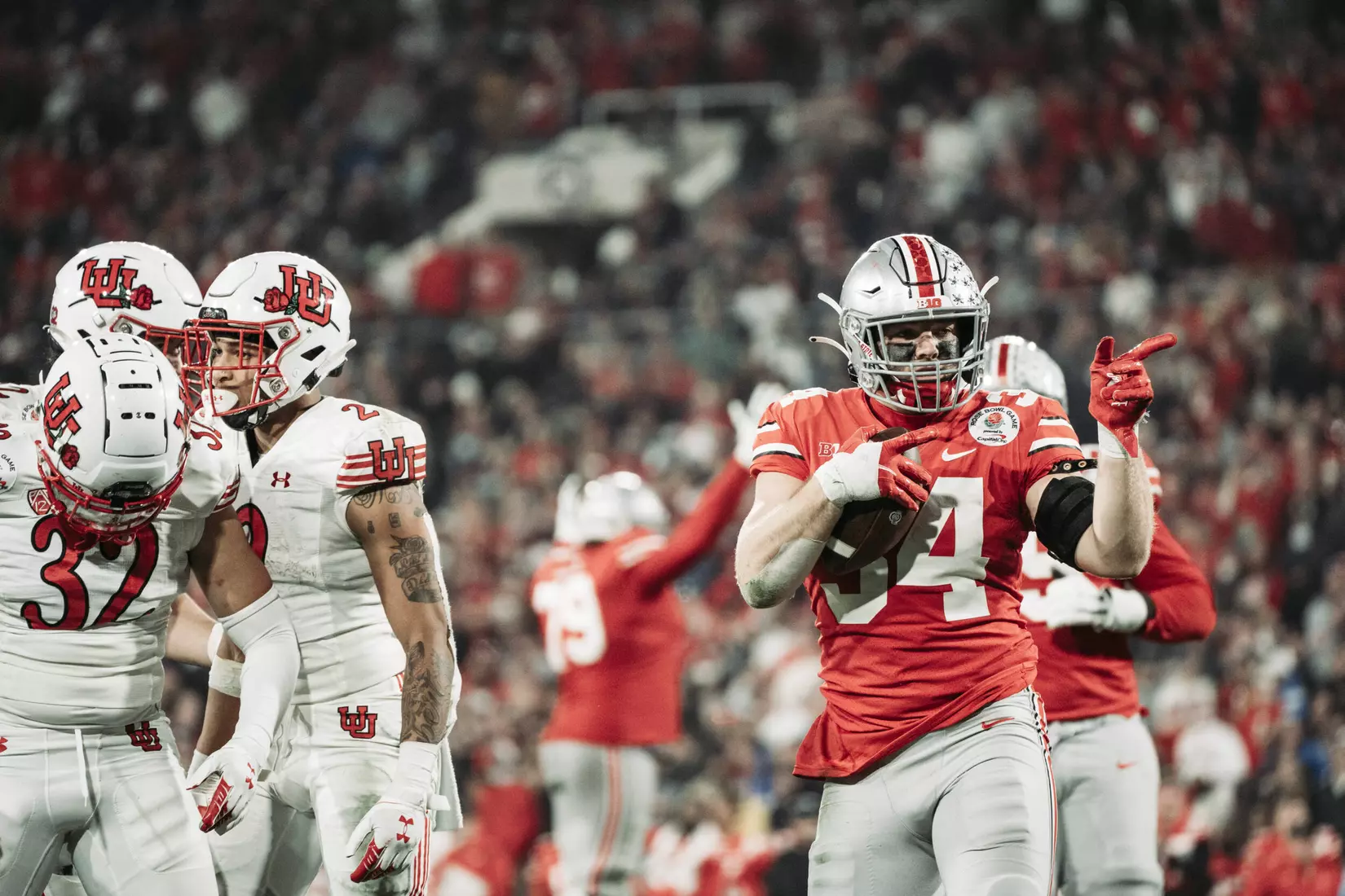 Buckeyes complete second-half comeback in 48-45 Rose Bowl win over Utah