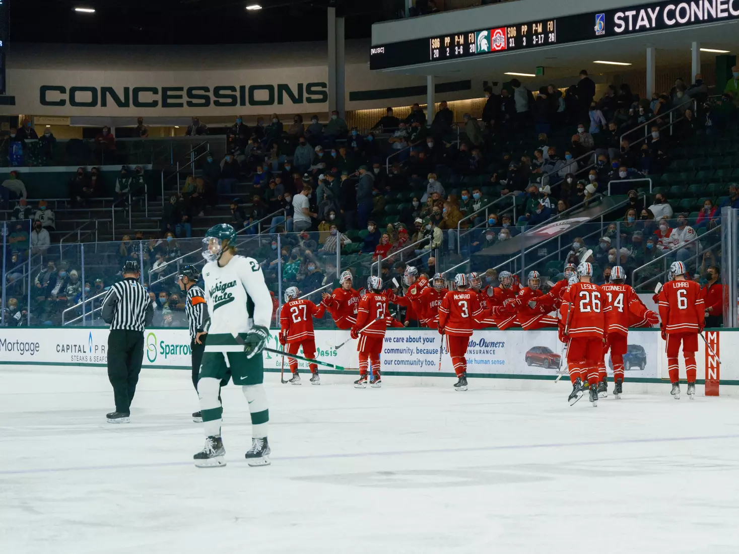 No. 15 Buckeyes Post 4-1 Win at Michigan State