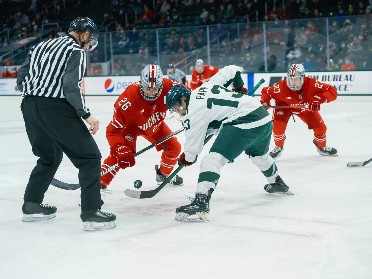 No. 15 Buckeyes Post 4-1 Win at Michigan State