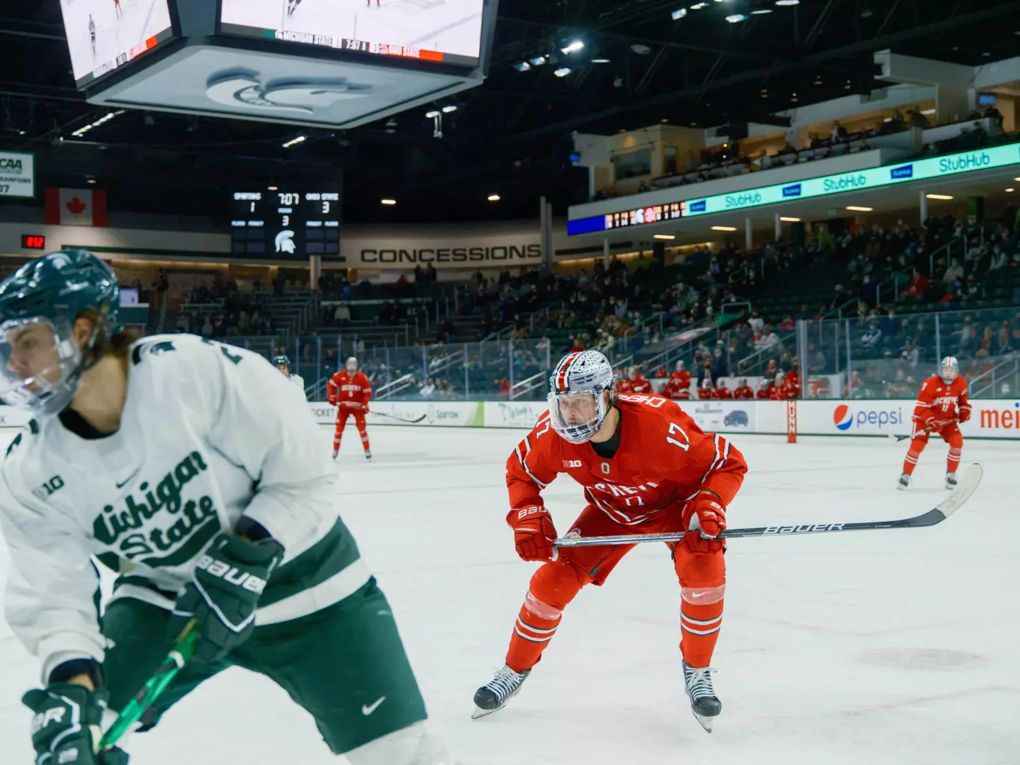 No. 15 Buckeyes Post 4-1 Win at Michigan State