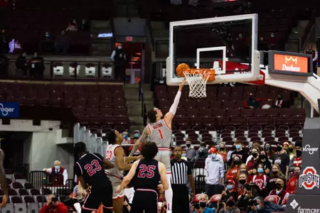 Buckeyes Blitz IUPUI 83-37