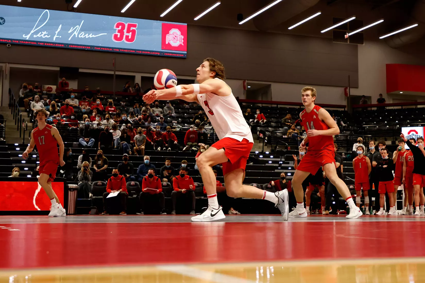 No. 14 Buckeyes Earn First MIVA Win, 3-0, vs. Mastodons