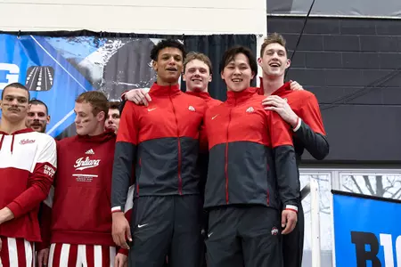 Buckeyes Win Program’s First 200 Medley Relay B1G Title