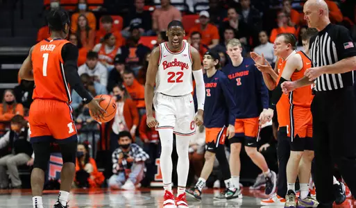 Buckeyes Win a Thriller at No. 15 Illinois 86-83