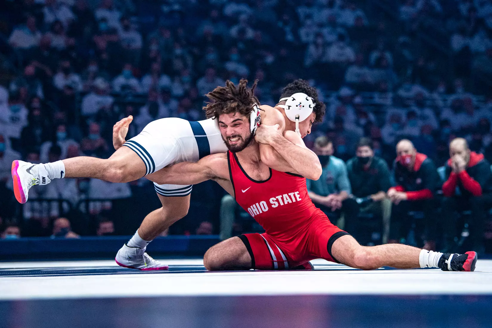 No. 1 Penn State Earns Dual Win vs. No. 8 Ohio State, 32-7