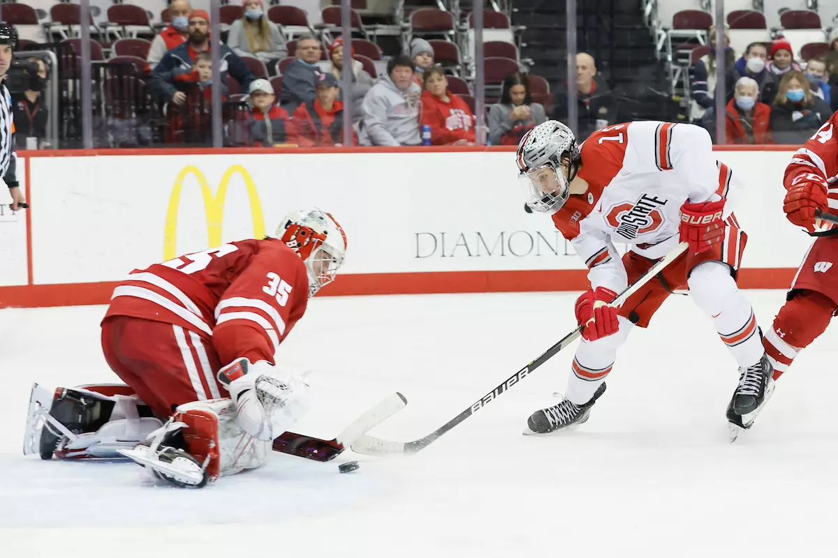 No. 9/8 Buckeyes Come Back to Down Wisconsin in OT, 4-3