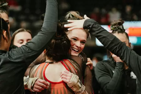 Ohio State Rallies on Floor, Wins All-Ohio Meet