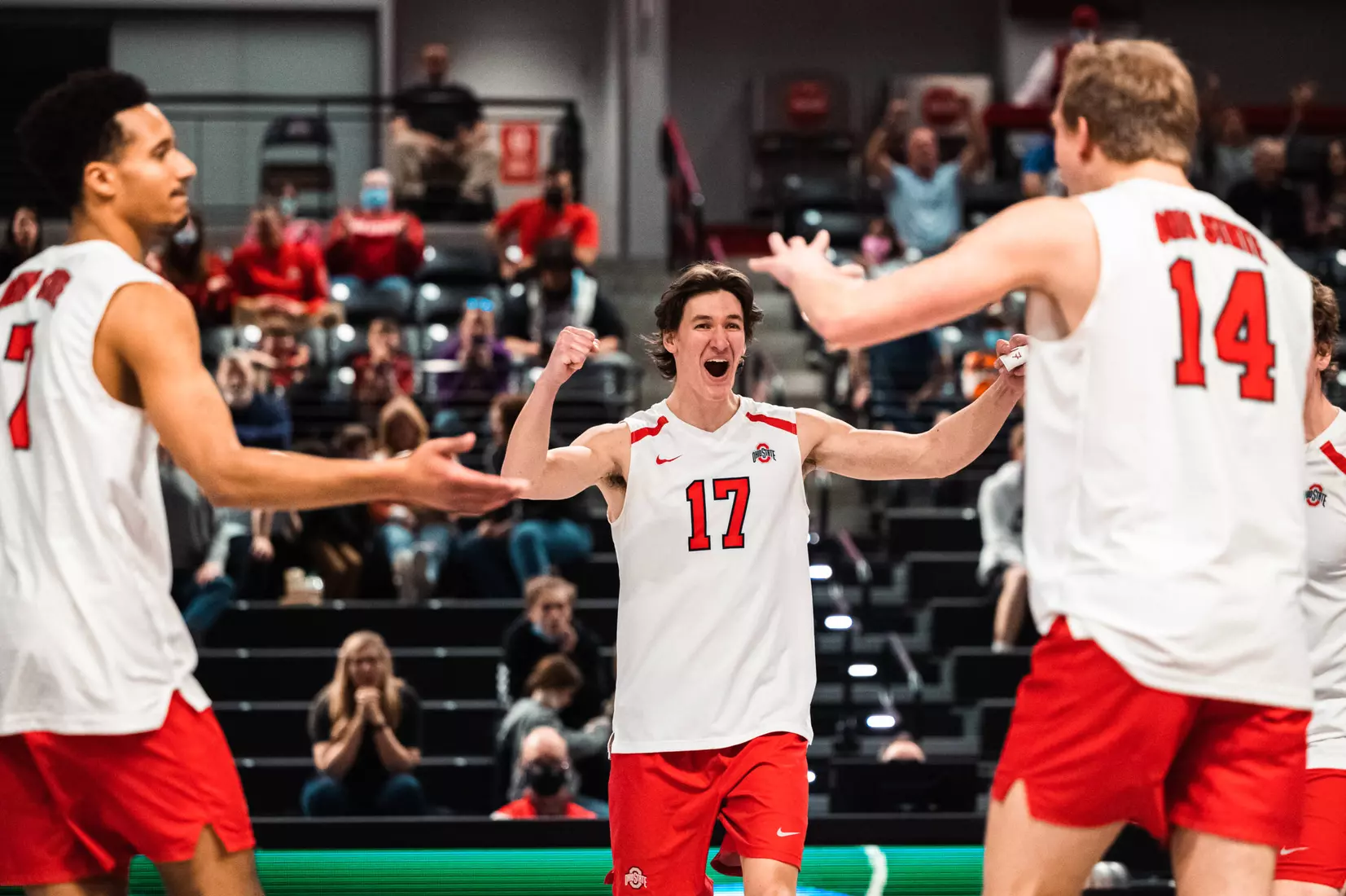 No. 13 Ohio State Wins 3-0 over Railsplitters