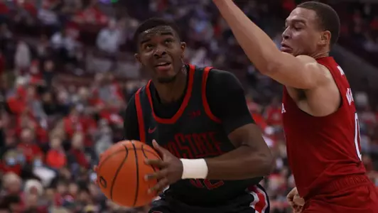 Liddell Scores 27 in 78-70 Setback to Nebraska