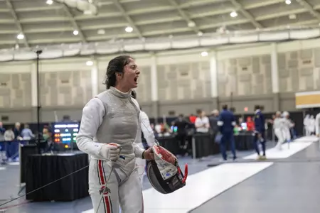 Fencers Earn Degrees at Spring Commencement