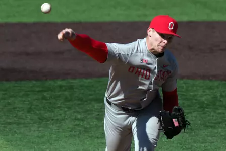 Buckeyes split doubleheader with West Virginia after walk-off ends game two