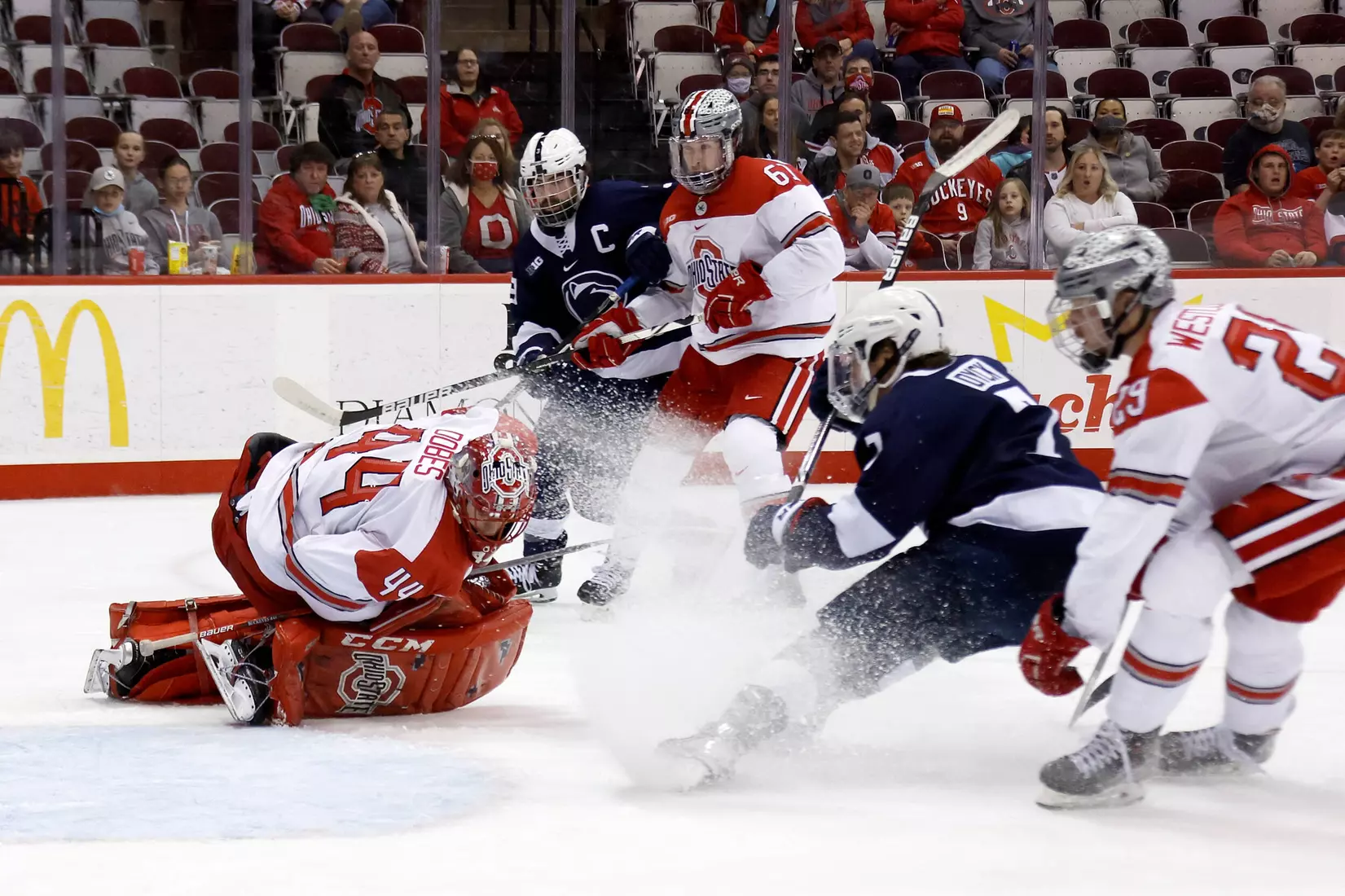 No. 12 Buckeyes Fall to Nittany Lions, 3-2