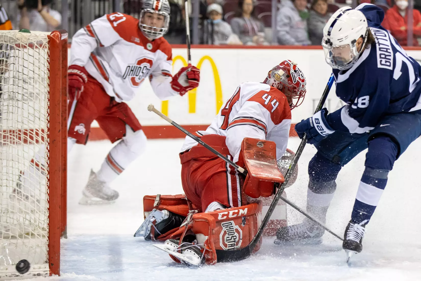 No. 12 Buckeyes Down Penn State 4-3 in B1G Quarterfinal Opener