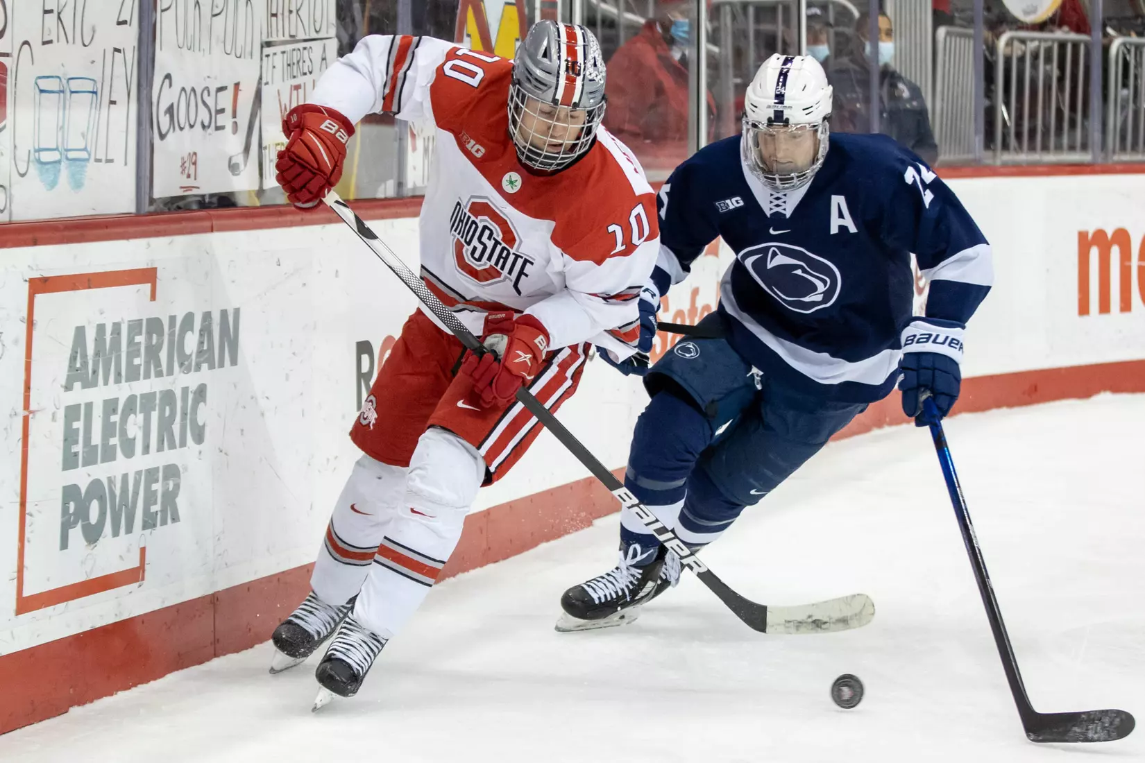 No. 12 Buckeyes Down Penn State 4-3 in B1G Quarterfinal Opener