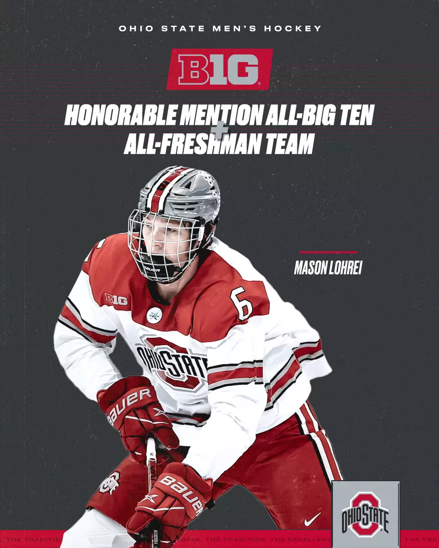 Dobeš Selected B1G co-Freshman and Goalie of the Year