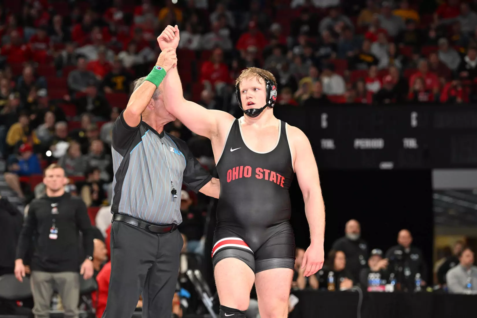 Sasso Advances to 149 lb. B1G Finals; Ohio State in Fourth Place
