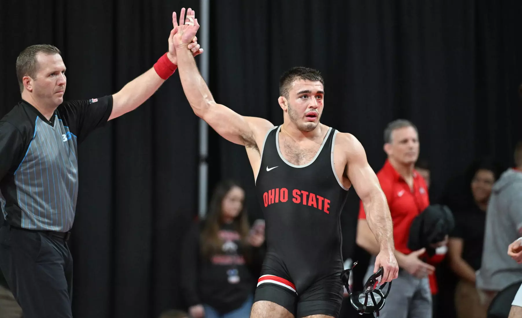 Sasso Advances to 149 lb. B1G Finals; Ohio State in Fourth Place