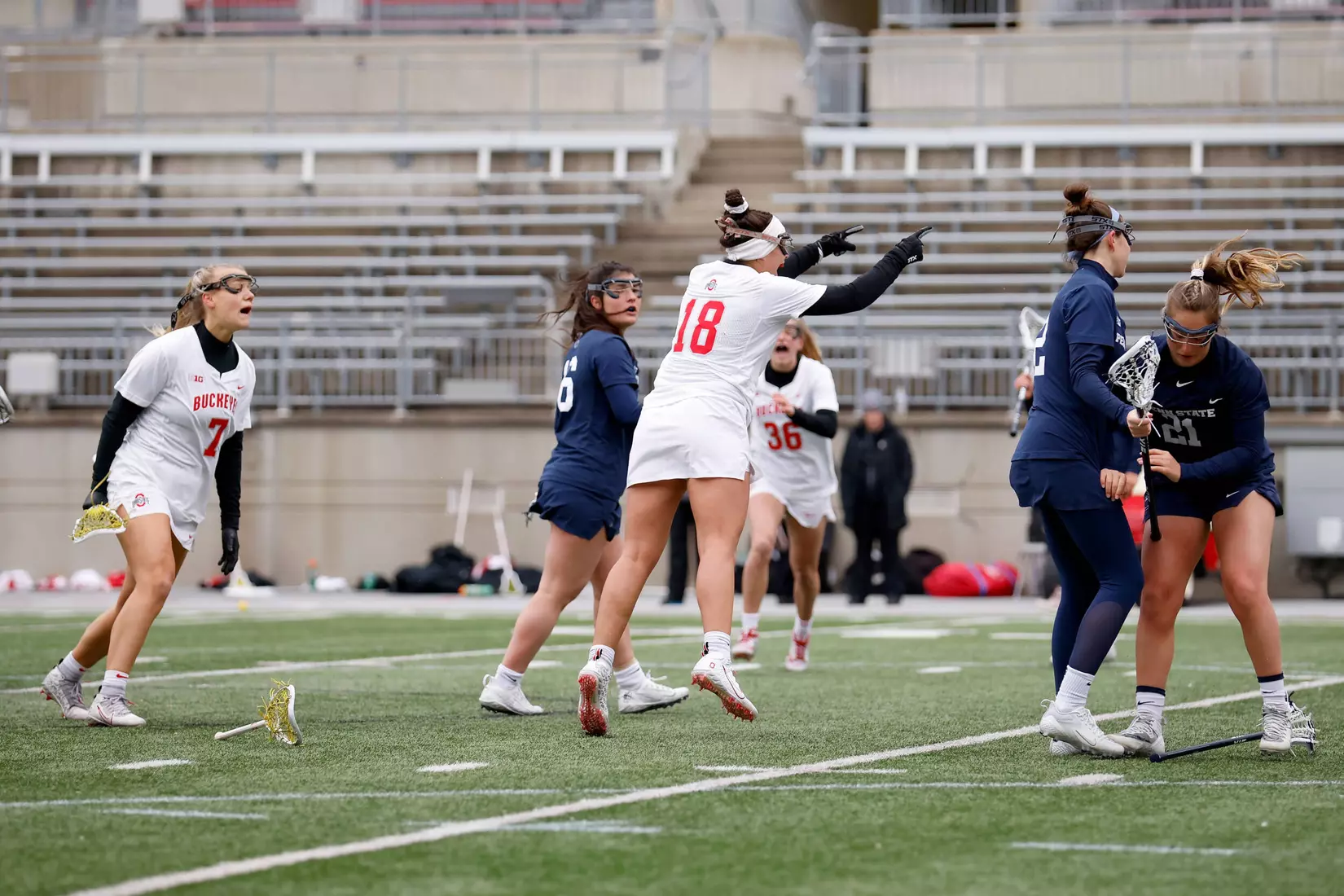 Late Goals Lift Buckeyes to Win over Penn State