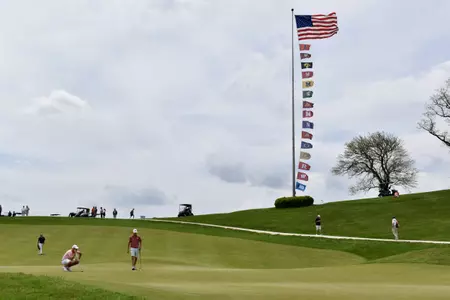 Buckeyes Survive Windy Round 2 of B1G Championship