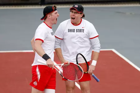 Vocel and Cash Defeat Defending National Champs to Advance to the NCAA Quarters