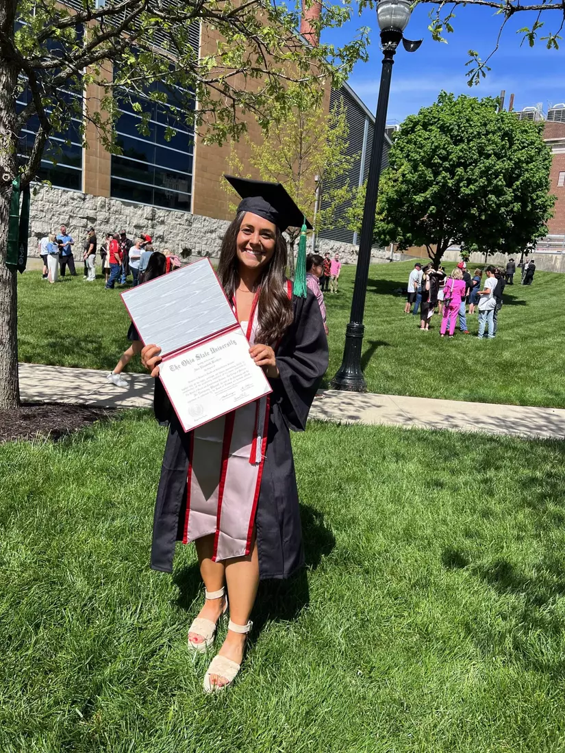 Buckeyes Earn Degrees at Spring Commencement