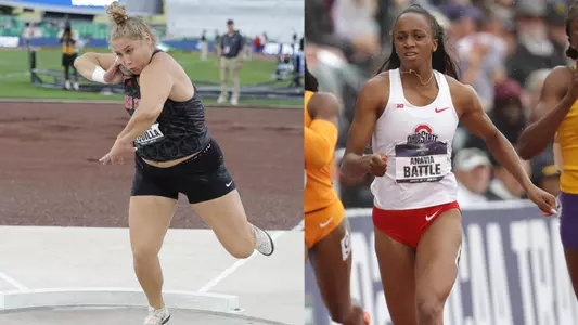 Aquilla and Battle Named Big Ten Athletes of the Year