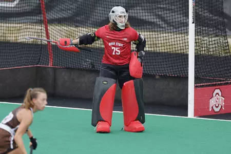 Danson Makes 11 Saves as Buckeyes Fall at Rutgers, 2-0