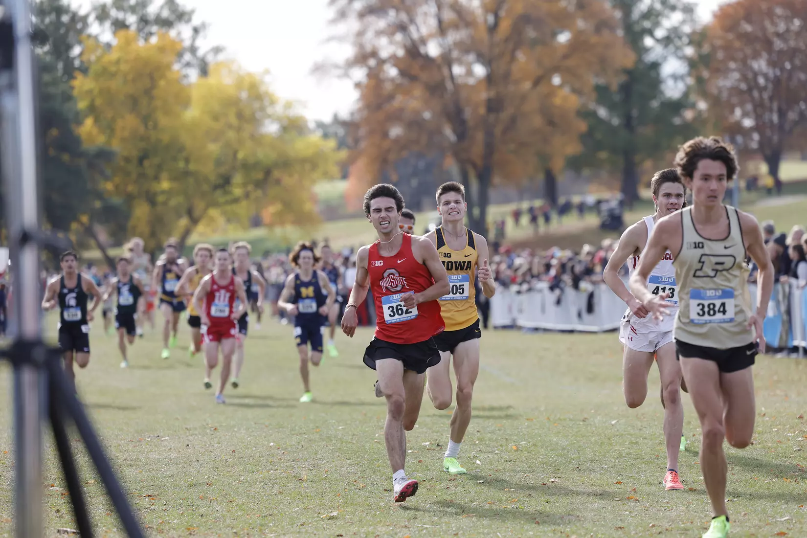 Engel Wins B1G Cross Country Championship to Pace Buckeyes
